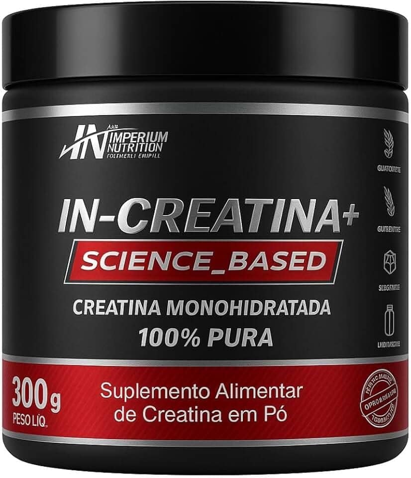 Creatina Monohidratada Micronizada 100% Pura - 300g - IN-Creatina+ Imperium Nutrition