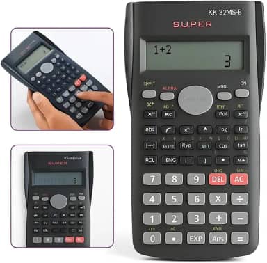 Calculadora Científica Escolar Profissional Premium 240 Funções com Capa 12 Digitos Volta as Aulas Engenharia Contabilidade