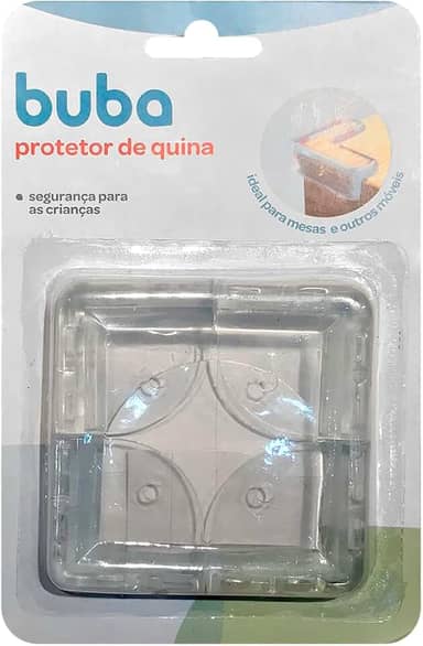 Buba Protetor De Quina 4 Unidades Branco