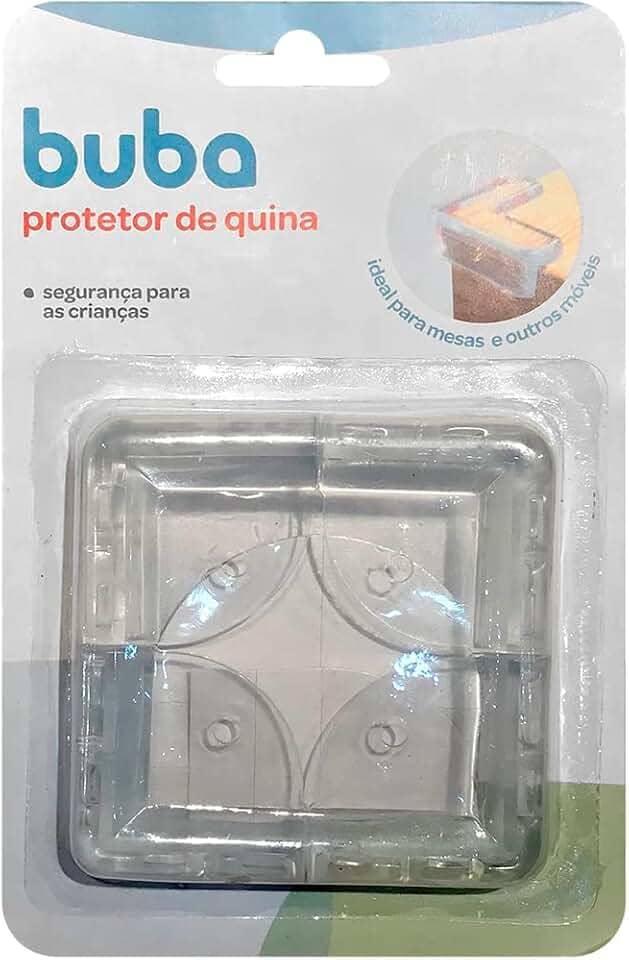 Buba Protetor De Quina 4 Unidades Branco