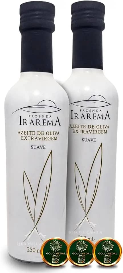 Kit 2x Azeite Irarema Brasileiro Premiado Suave 250 ml - Acidez 0,2%