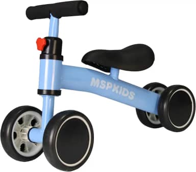 Mini Bicicleta De Equilíbrio Infantil 4 Rodas Para Bebês De 1 A 3 Anos