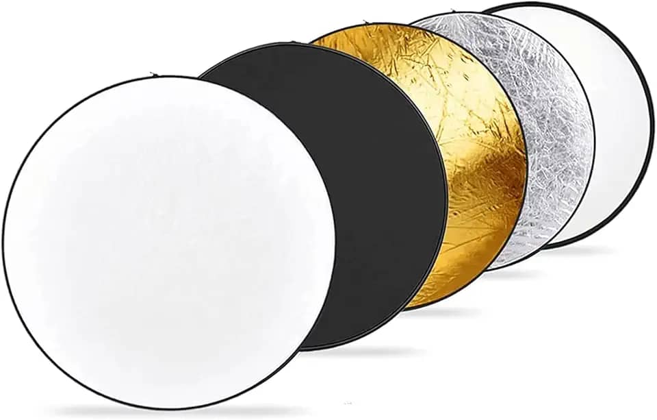 Rebatedor Circular H08B Refletor 5 em 1 Dobrável de 80cm