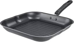 Bistequeira Antiaderente Quadrada, Grafite, 24 x 24 cm, Ramos