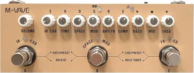 CUBE AC Portátil Multifuncional Guitarra Acústica Pedal de Efeito Combinado com Reprodução de Música Sem Fio Gravação de Telefone Função de Interface de Áudio