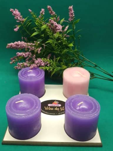 Vela Natalina Advento Da Família Kit Com 4 - Velas Aromática