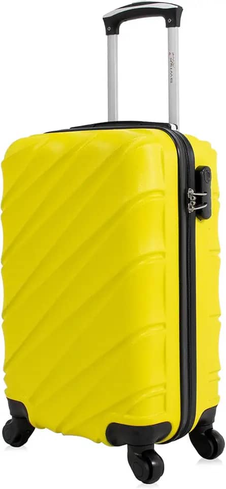 Mala de viagem bordo pequena 10kg Havana Swiss Move Amarela