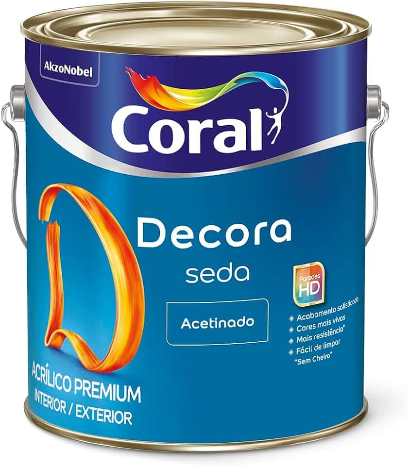 DECORA SEDA BRANCO 3,6L - CORAL