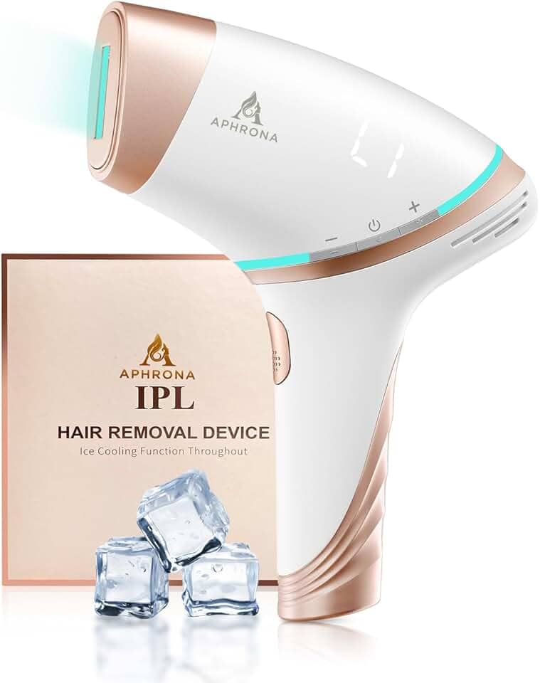 Aphrona® Remoção permanente de pelos para dispositivo de beleza corporal e facial | Removedor de pelos seguro e eficaz | FDA Cleared