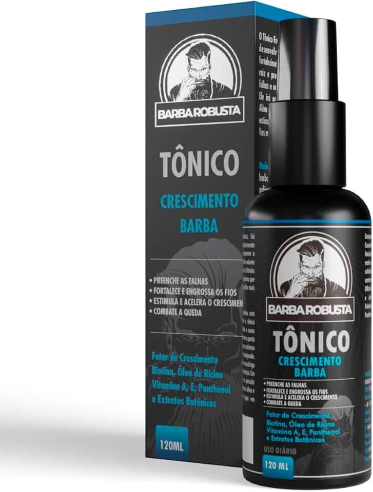 Produto Para Crescer Barba Tônico Crescimento Barba Robusta