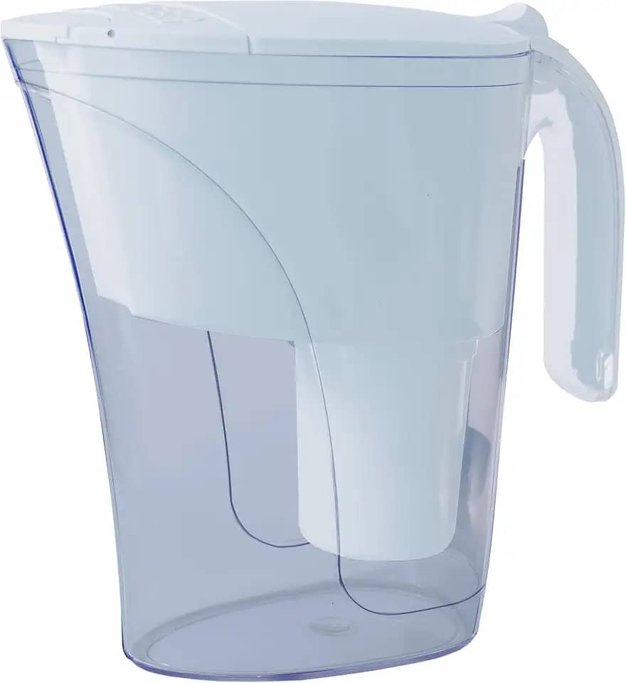 Jarra Purificadora água filtro portátil branca 1,5 Litros Inmetro