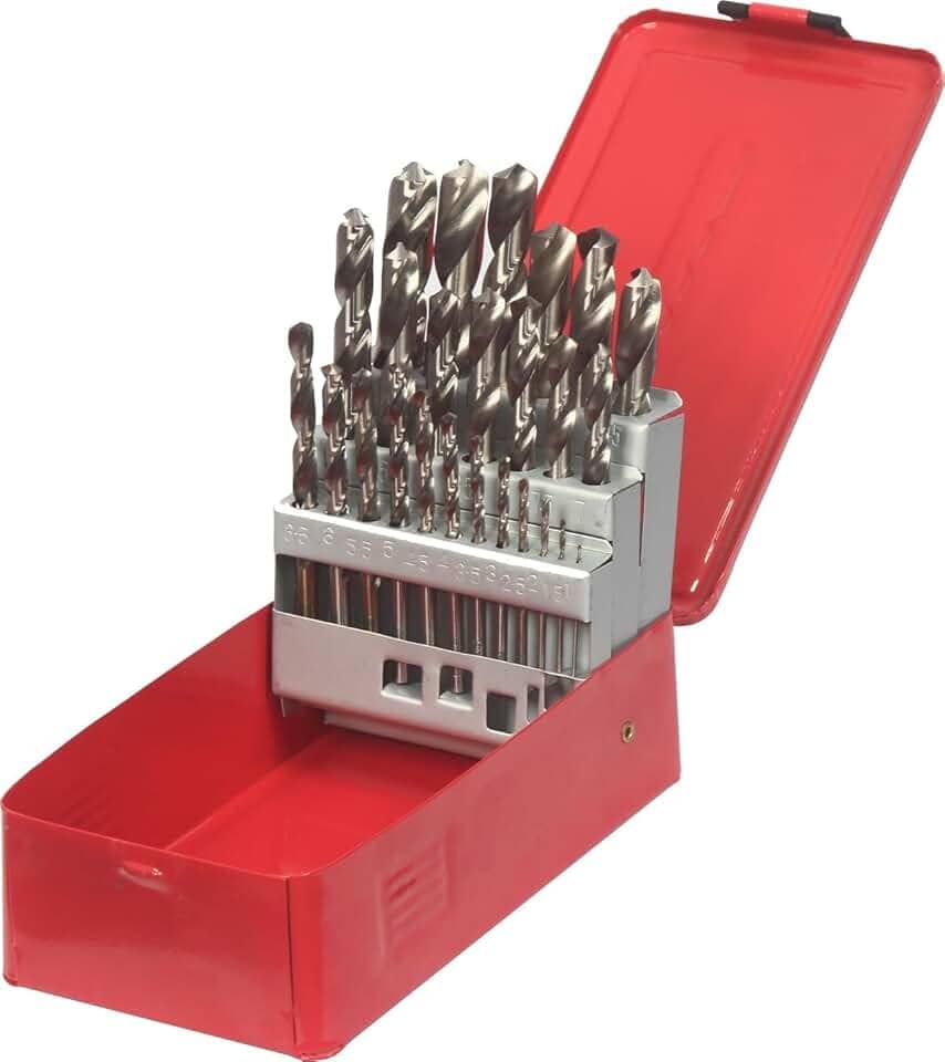 TNT Jogo De Brocas para ferro com 25 pçs Hss P/metais de 1,0mm à 13mm