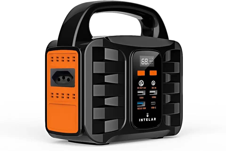 Gerador De Energia Portátil Bateria De Lítio Solar 100W, Silencioso, Adequado para Camping e Passeios, um Salvador de Falta de Energia (220V)