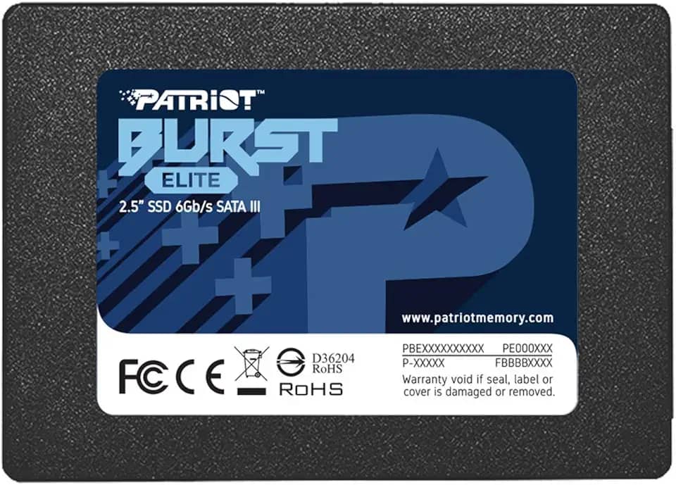 SSD PATRIOT BURST 120GB 2,5" SATA 3 - PBE120GS25SSDR