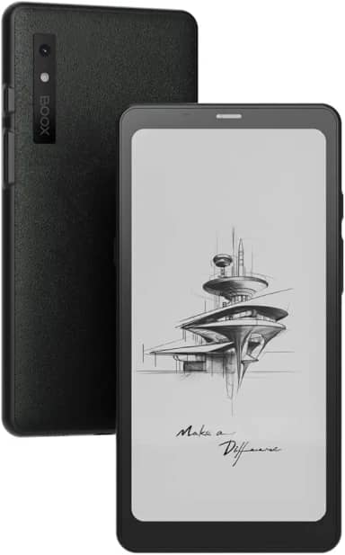 Leitor de eBooks BOOX Palma Mobile ePaper 6G 128G G-Sensor, luz frontal, câmera traseira 16MP (Preto)