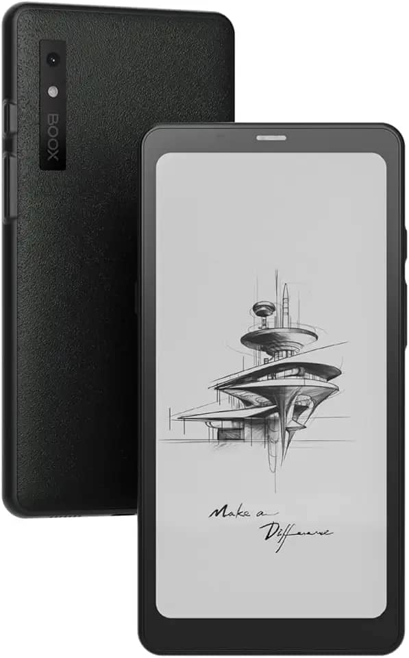 Leitor de eBooks BOOX Palma Mobile ePaper 6G 128G G-Sensor, luz frontal, câmera traseira 16MP (Preto)