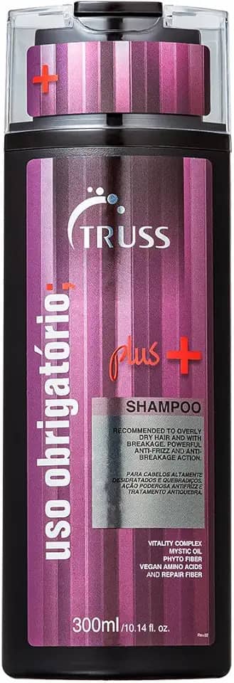Truss Shampoo Uso Obrigatório Plus | Reparação e Fortalecimento para Cabelos Fragilizados | 300ml