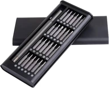 Kit de chave de fenda magnética multifuncional 24pcs com ferramentas de alça removíveis para impressora 3D Celular Smartphone Console de jogos Tablet PC Móveis Reparação de bicicletas ao ar l