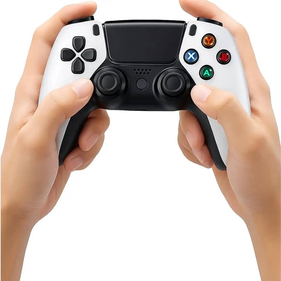 Controle Sem Fio Bluetoth Compatível com PC Android Smart TV e Emuladores