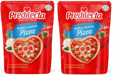 Molho de tomate para pizza Predilecta sem glúten em sachê 1.7 kg (2)