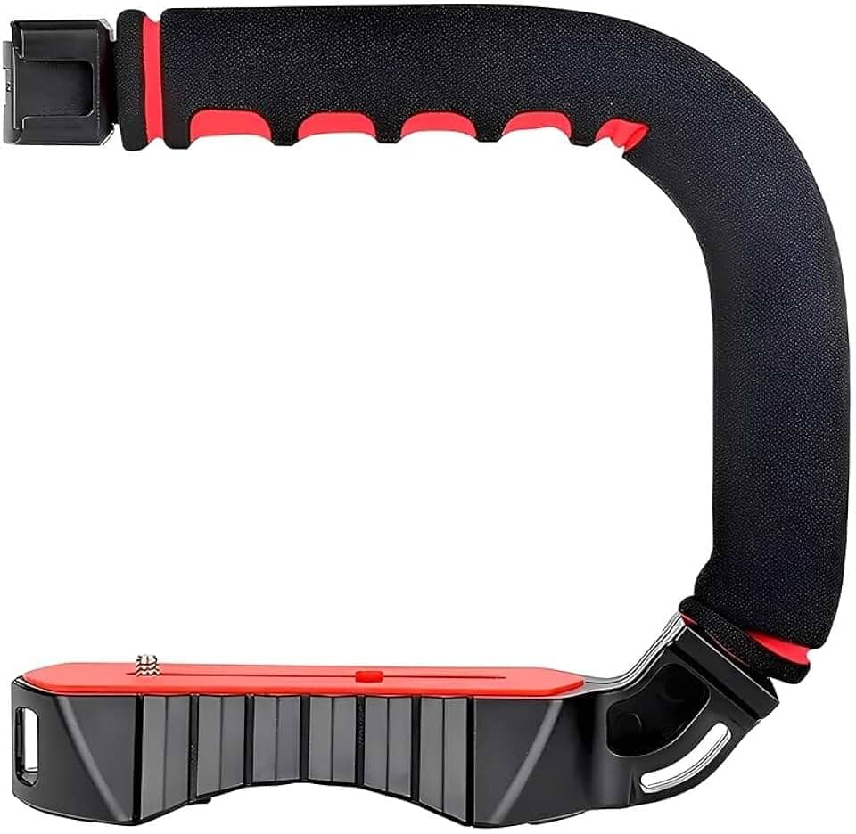 Suporte Estabilizador Portátil U-Grip Pro U Ulanzi para Câmera e Smartphone Preto – Estabilização Profissional, Leve e Durável, 3 Sapatas Fria