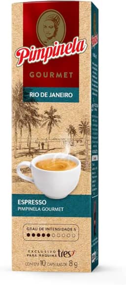 Cápsula de Café Pimpinela Gourmet TRES 3 Corações 10 unid
