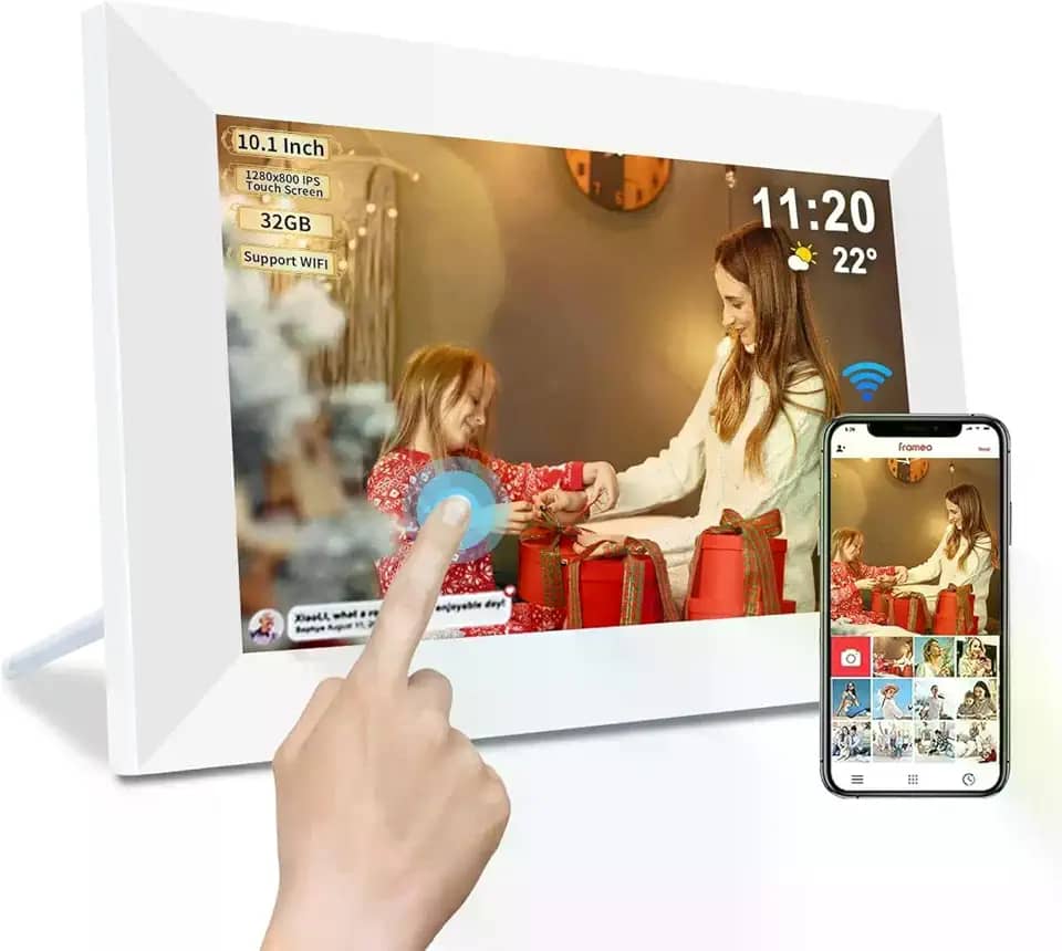 Porta Retrato Digital 10.1 Polegadas, Resolução 1280x800, Wi-Fi, USB, 64GB, Modelo OIH-5801