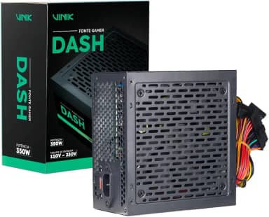 FONTE GAMER DASH 350W PRETO – VFG350WPV2 – VINIK