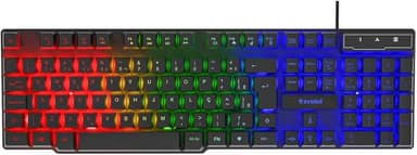 TECLADO GAMER HAWKE - EG206 - ABNT2 - LED RAINBOW - EVOLUT