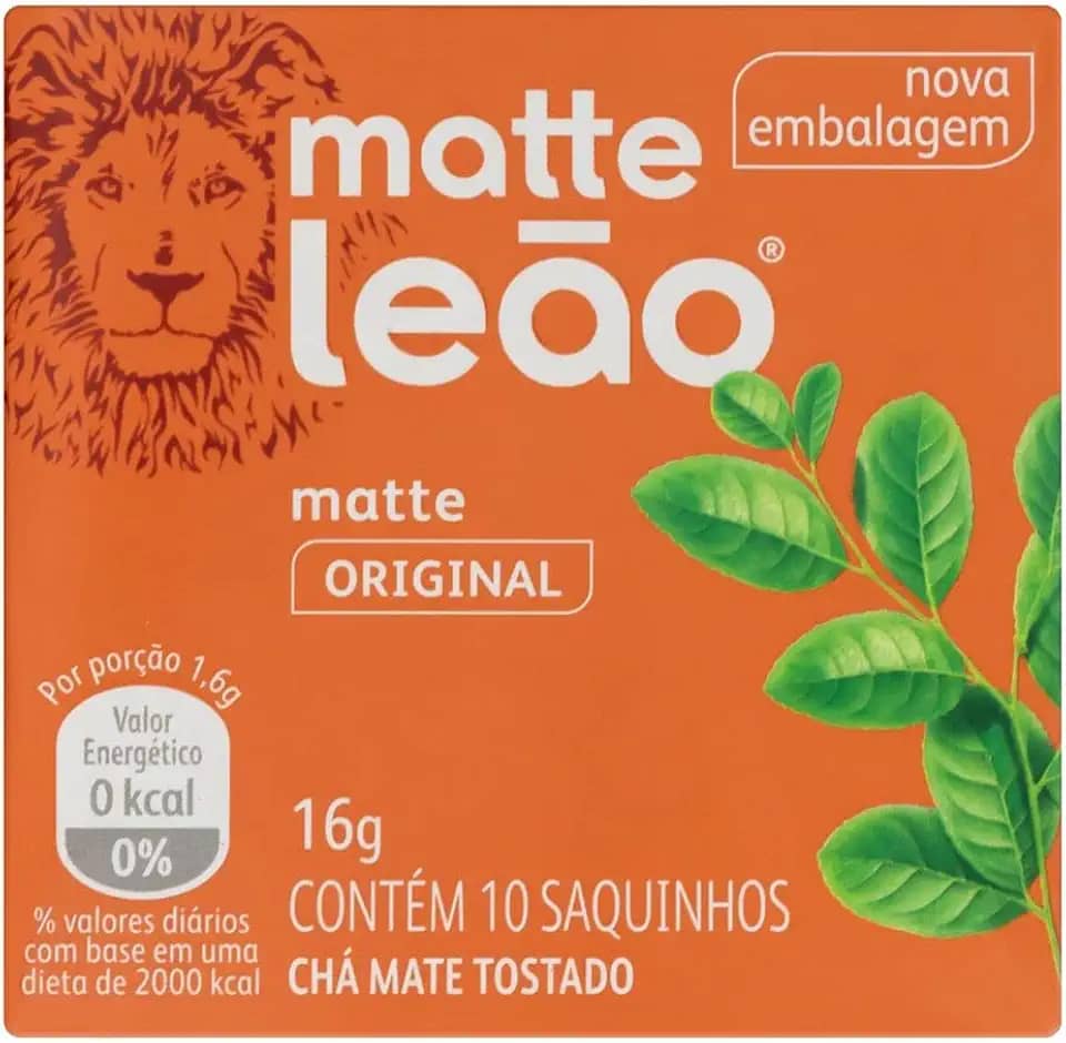 Leão Chá Matte Original 10 Unidades