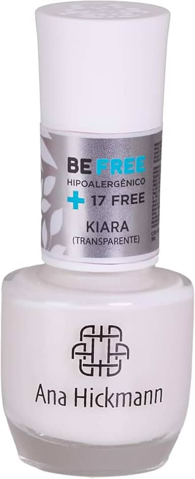 Esmalte Hipoalergênico Ana Hickmann 9ml - Kiara Nude, Secagem Rápida, Coleção Be Free para Unhas Sensíveis