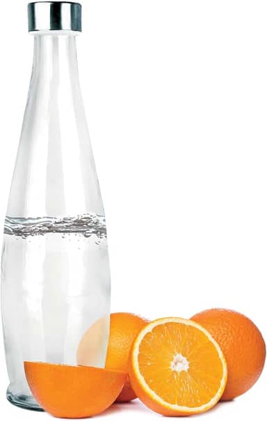 Tuut Garrafa Acqua para Água em Vidro com Tampa Inox 1L – Hermética e Fácil Limpeza