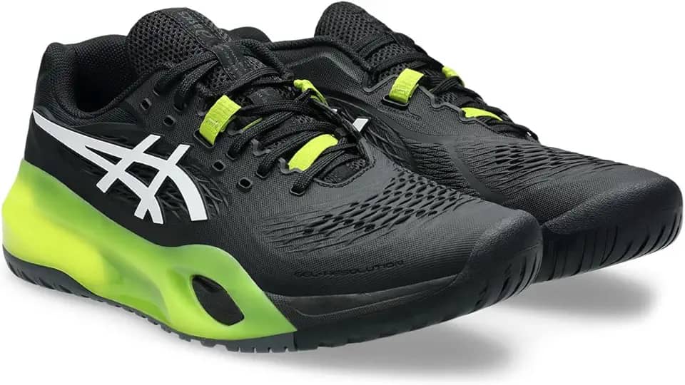 TÊNIS ASICS GEL-RESOLUTION X (ALLCOLURT) MASCULINO PRETO E VERDE
