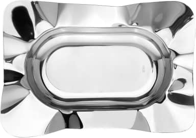 Travessa Prateada Bonbon 30cm x 18,5cm x 6,5cm - Wolff