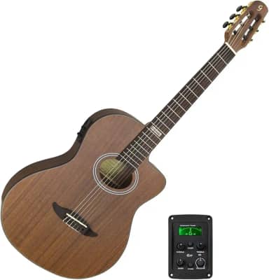 Violao Eletrico Nylon Gnf3 Ceq Ws Satin