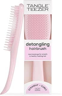 Tangle Teezer - Escova de cabelo desembaraçadora The Wet Detangler Millenial Pink para todos os tipos de cabelo, molhados. Cor: Rosa claro