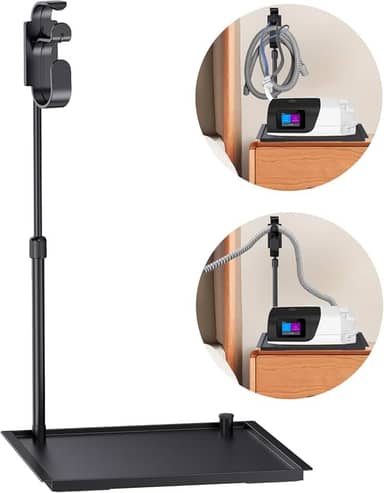 Protetor De Cpap - Suporte Para Mangueira De Cpap, Organizador De Cabeceira - Suporte Para Mangueira De Cpap Com Gancho Retrátil Para Máscara E Tubo De Cpap, Mantém Os Suprimentos De Cpap Li