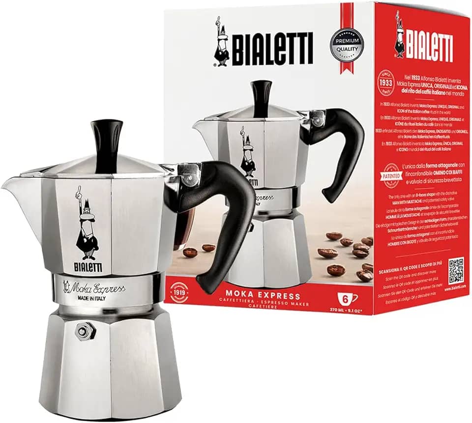 Bialetti Cafeteira Italiana Moka Express 6 xicaras