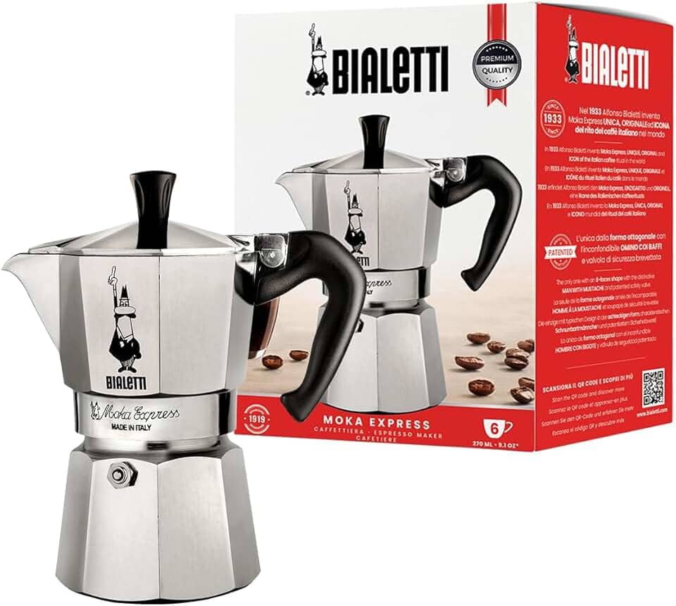 Bialetti Cafeteira Italiana Moka Express 6 xicaras