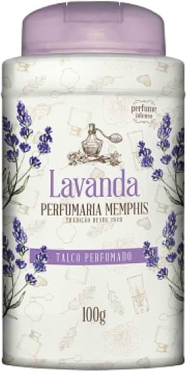 Memphis Talco Perfumado Lavanda De 100G Perfumaria