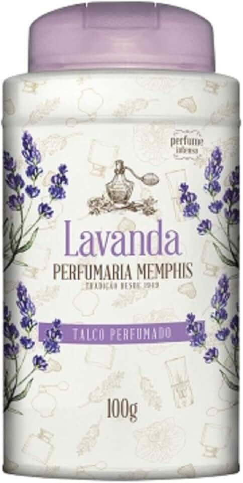 Memphis Talco Perfumado Lavanda De 100G Perfumaria