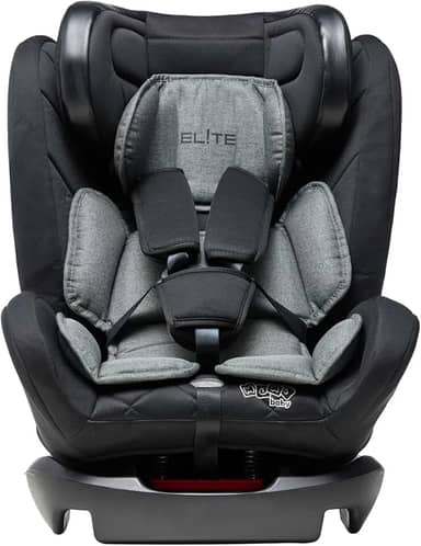 Cadeira de Carro Infantil 0 a 36Kg Elite 4 em 1 Preto e Cinza Ônix - Maxi Baby