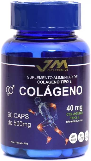 Colágeno Tipo 2 Original 40mg Capsulas 60 Jmsuplemento