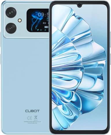 Cubot A20, Smartphone Android 14, 4GB RAM, 128GB, Câmera 48MP, Tela Grande (Azul)
