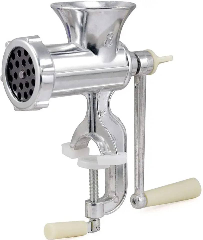 Paris Moedor de Carne Manual de Alumínio Fundido para Moer Carne, Frango, Biscoitos e Encher Linguiça