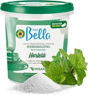 Depilbella Cera Hidro Hortelã 1300g, Depil Bella