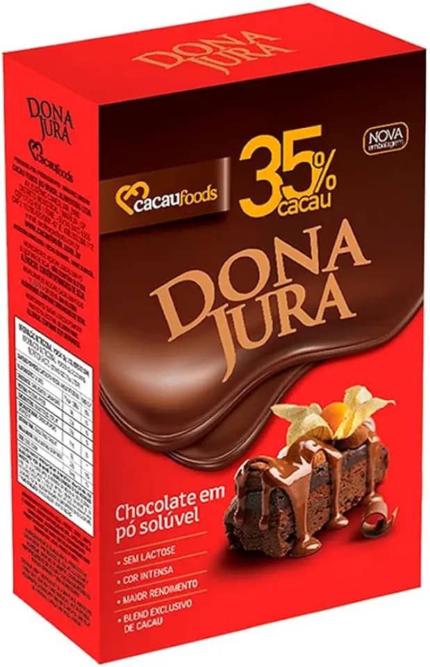 CHOCOLATE PO DONA JURA 35% CACAU 200g