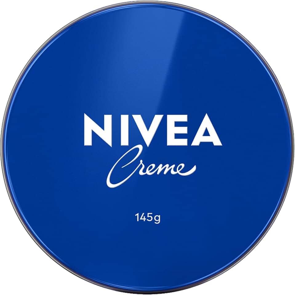 NIVEA Creme Lata - Hidratação profunda para as áreas mais ressecadas como cotovelo, calcanhar, joelho, mãos e pés, também protege do frio e cuida da pele tatuada - 145g