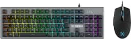 Kit Teclado + Mouse Gamer 6400 DPI Ranger RGB Rainbow Grafite Fortrek