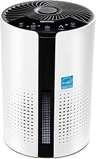 Kenmore Purificadores de ar PM1010 para quarto de até 348 m² com filtro HEPA verdadeiro H13, trava para crianças, modo de suspensão para quartos pequenos